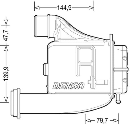 Denso Charge Air Intercooler DIT12006