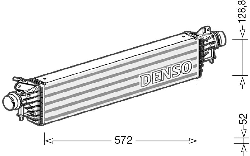 Denso Charge Air Intercooler DIT20004