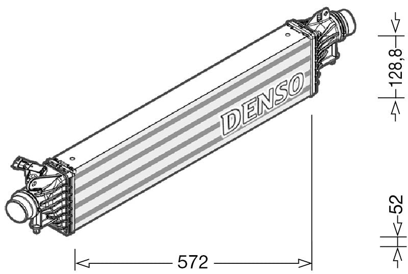 Denso Charge Air Intercooler DIT20005