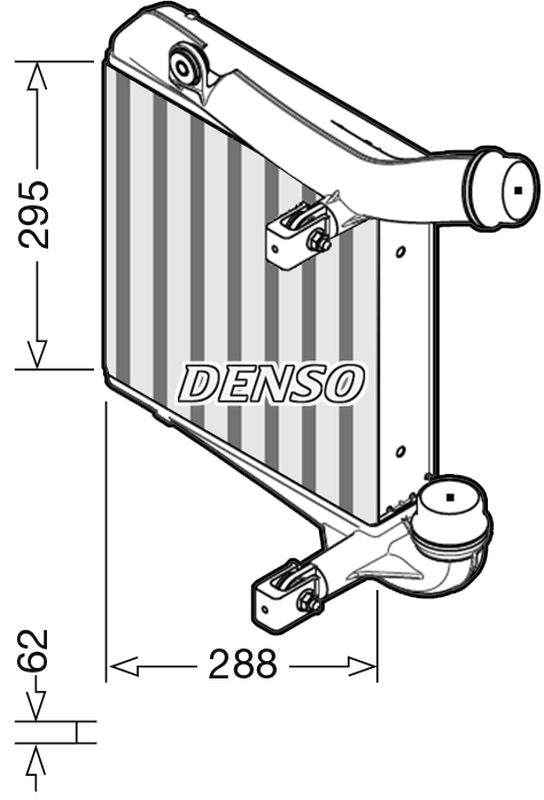 Denso Charge Air Intercooler DIT28013