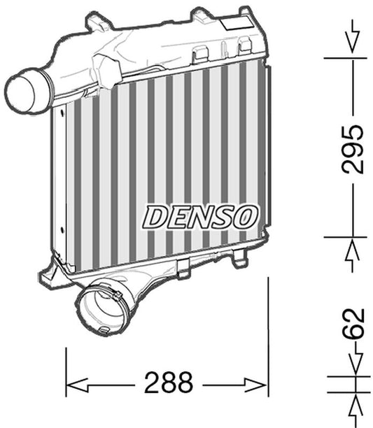 Denso Charge Air Intercooler DIT28021
