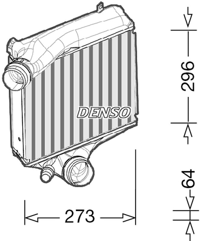 Denso Charge Air Intercooler DIT28023