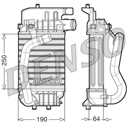 Denso Charge Air Intercooler DIT50004
