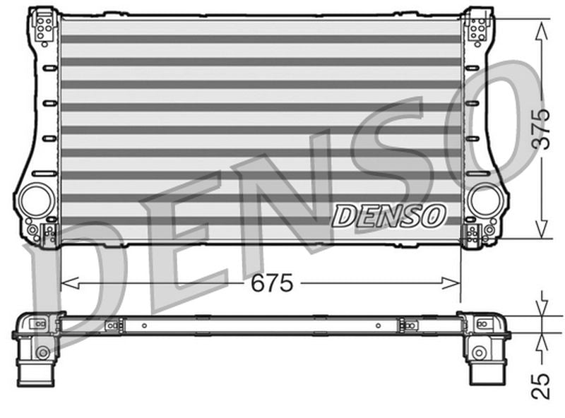 Denso Charge Air Intercooler DIT50006
