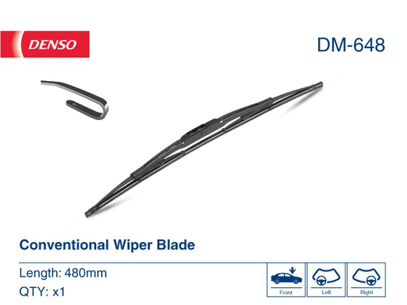 Denso Wiper Blade (Conventional) 480Mm DM-648