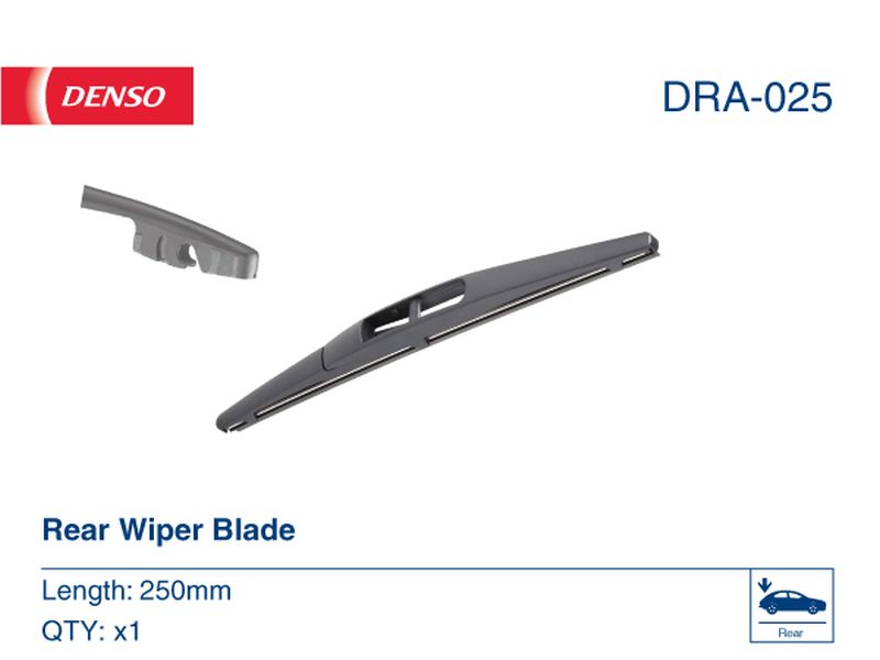 Denso Wiper Blade (Rear) 250Mm DRA-025