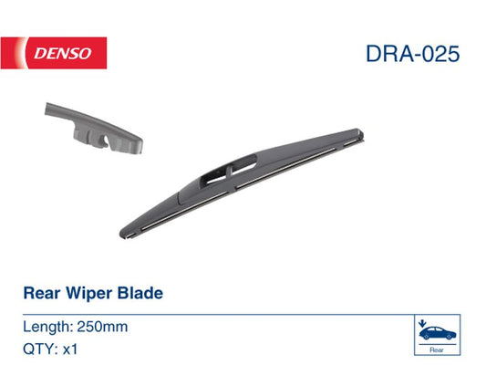 Denso Wiper Blade (Rear) 250Mm DRA-025