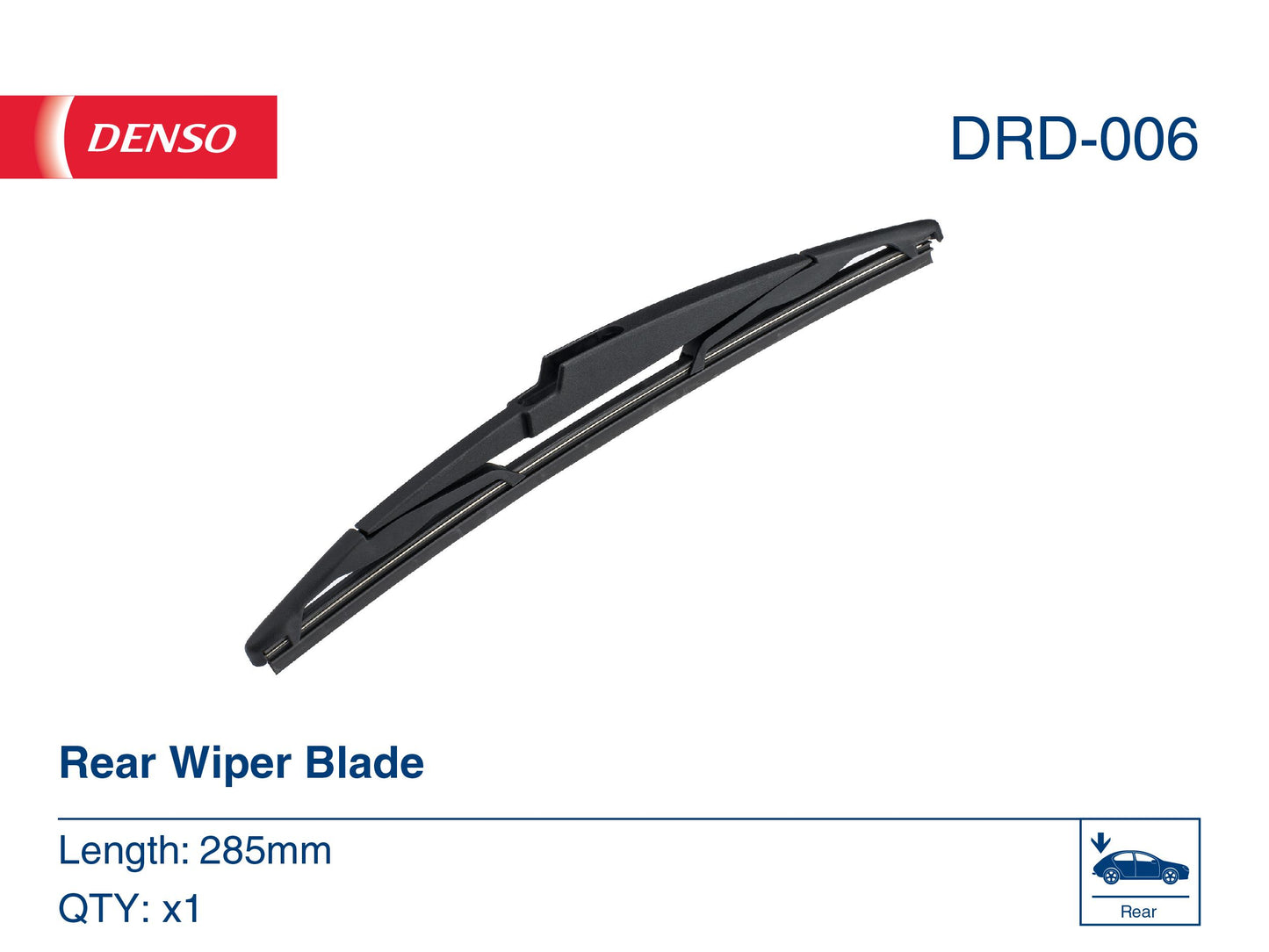 Denso Wiper Blade (Rear) 285Mm DRD-006