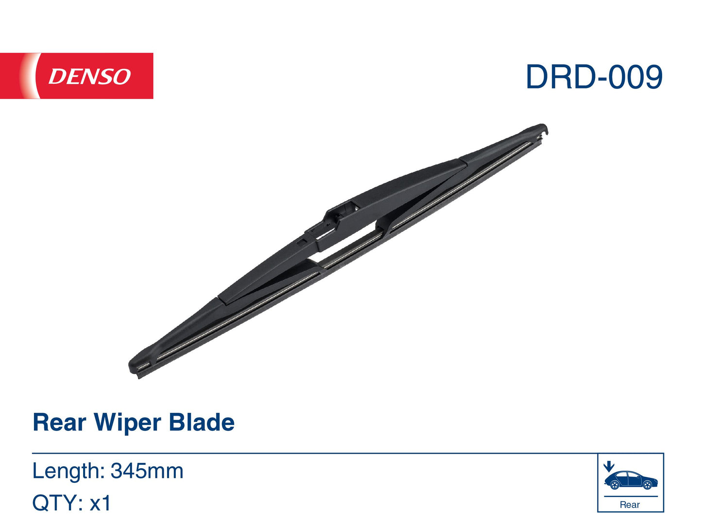 Denso Wiper Blade (Rear) 345Mm DRD-009