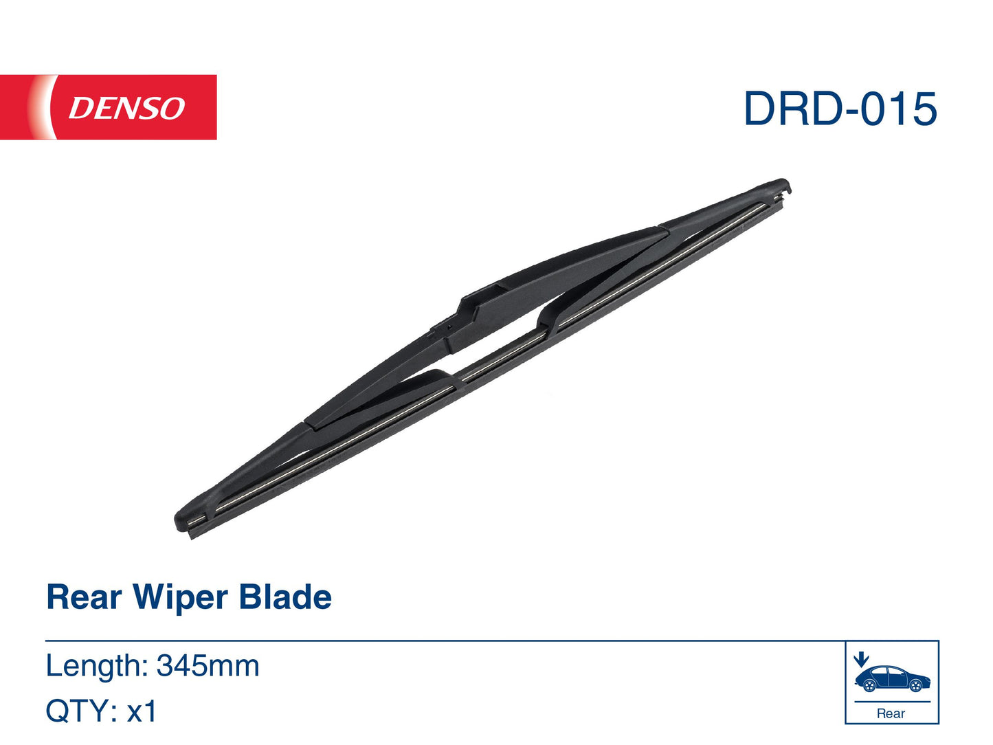 Denso Wiper Blade (Rear) 345Mm DRD-015