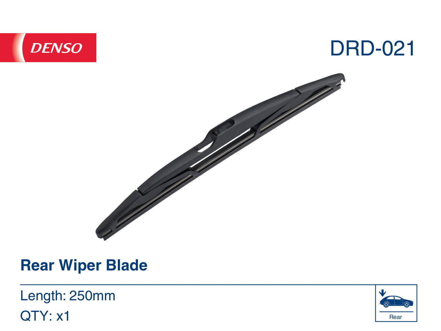 Denso Wiper Blade (Rear) 250Mm DRD-021
