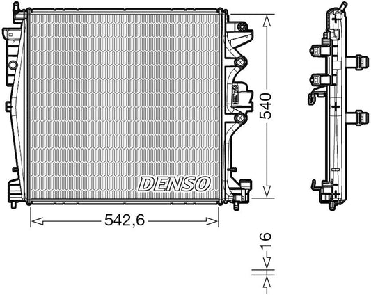 Denso Radiator DRM01004