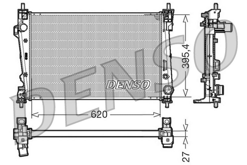 Denso Radiator DRM01006