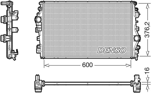 Denso Radiator DRM01009
