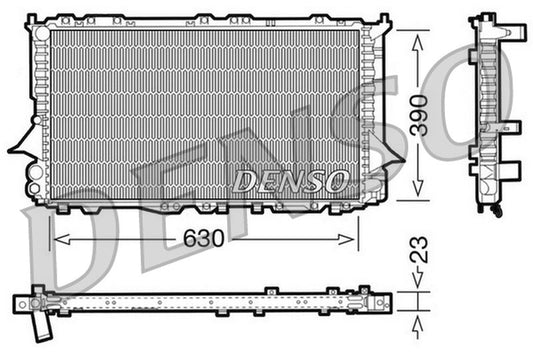 Denso Radiator DRM02002