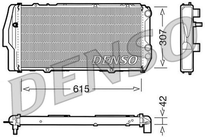 Denso Radiator DRM02003
