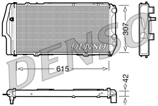 Denso Radiator DRM02003