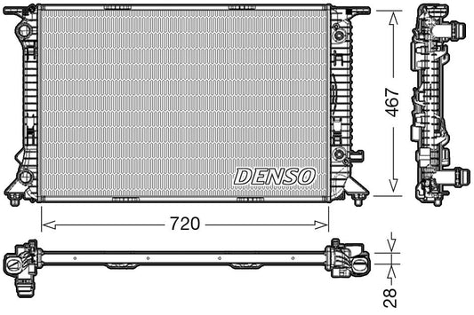 Denso Radiator DRM02021