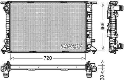 Denso Radiator DRM02024