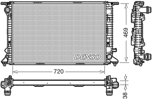 Denso Radiator DRM02024