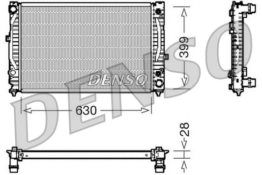 Denso Radiator DRM02031