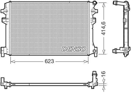 Denso Radiator DRM02048