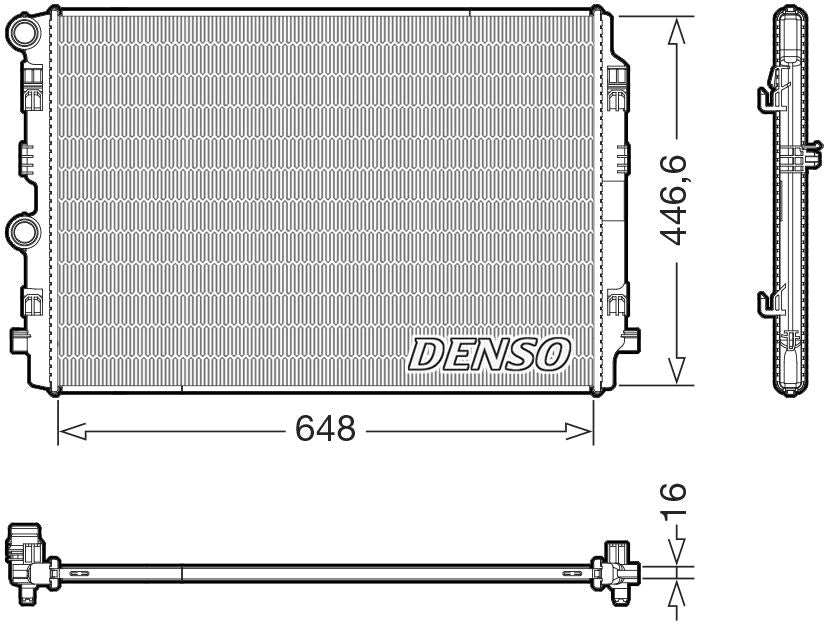 Denso Radiator DRM02050