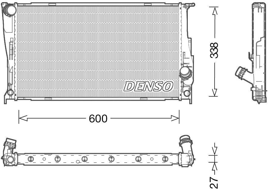 Denso Radiator DRM05003