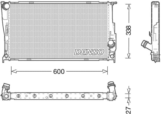 Denso Radiator DRM05003