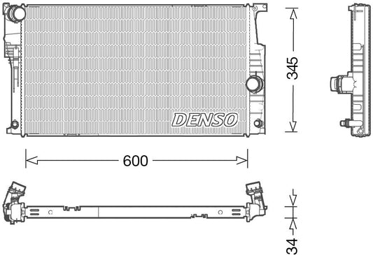 Denso Radiator DRM05004