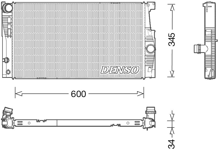 Denso Radiator DRM05005