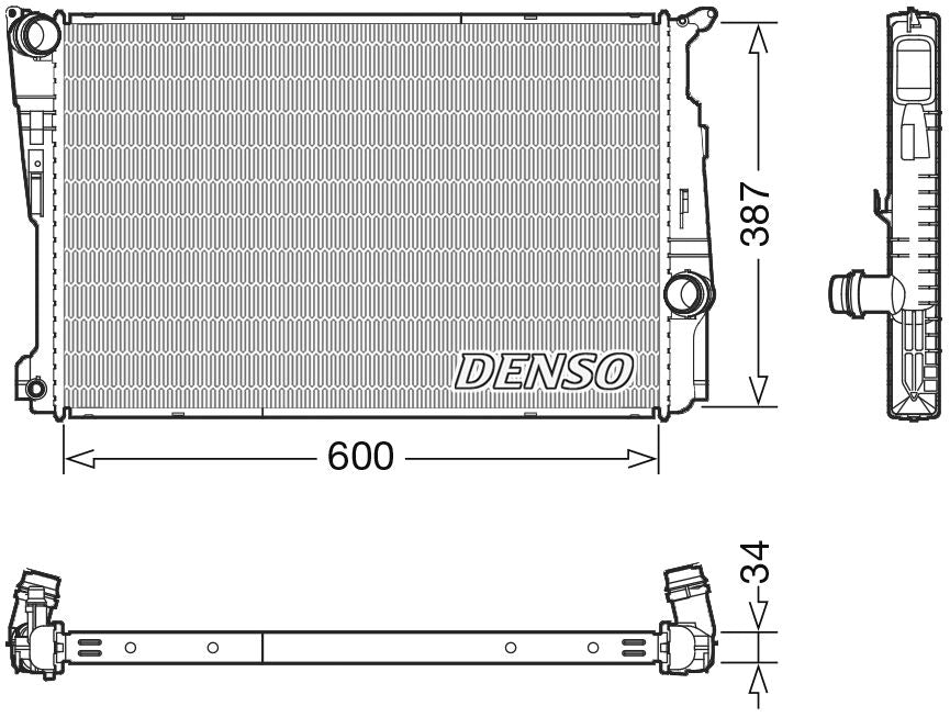 Denso Radiator DRM05006