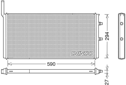 Denso Radiator DRM05009