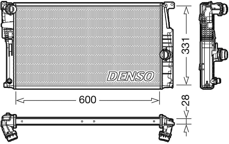Denso Radiator DRM05014