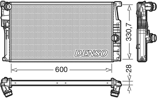 Denso Radiator DRM05015
