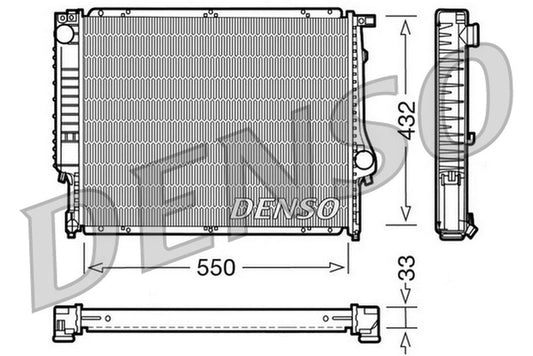 Denso Radiator DRM05023
