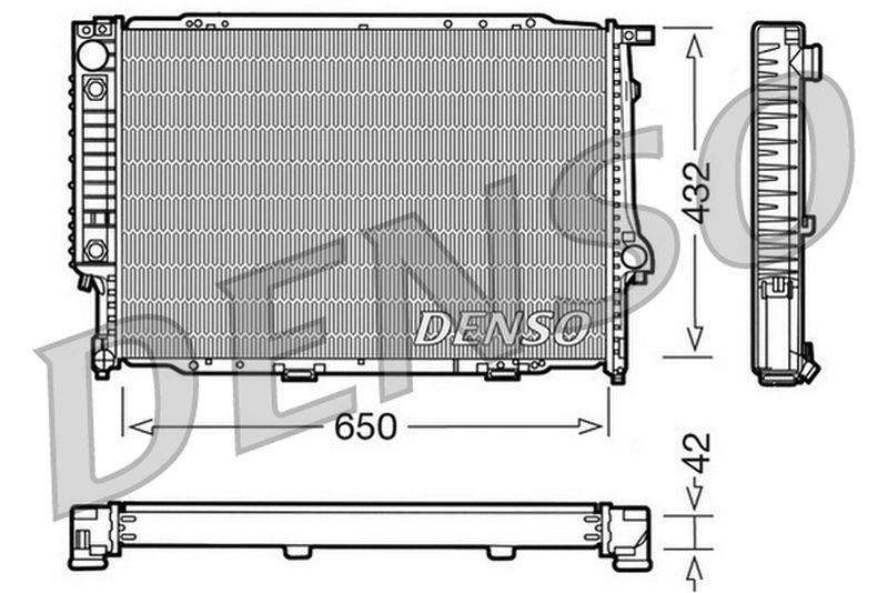 Denso Radiator DRM05057