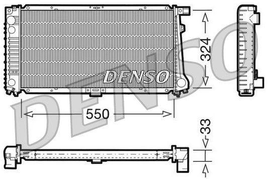 Denso Radiator DRM05058