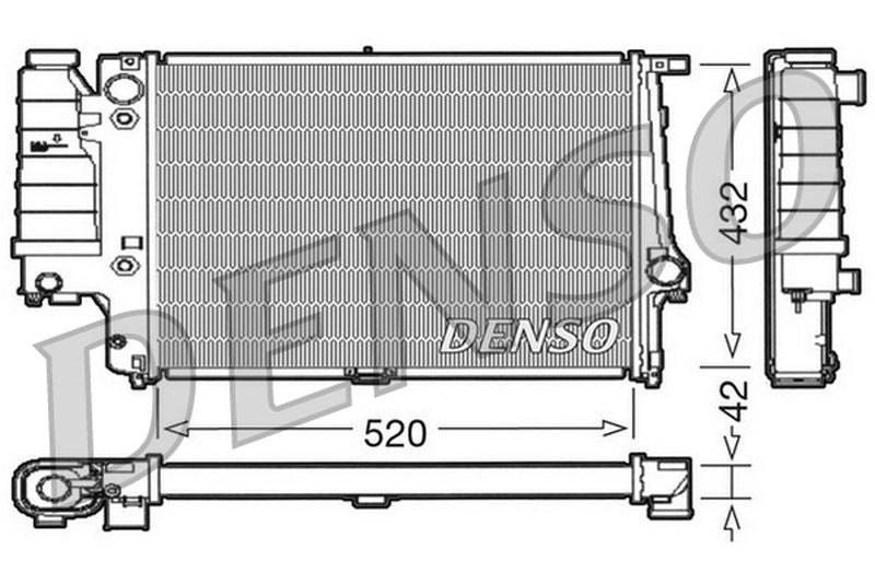 Denso Radiator DRM05065
