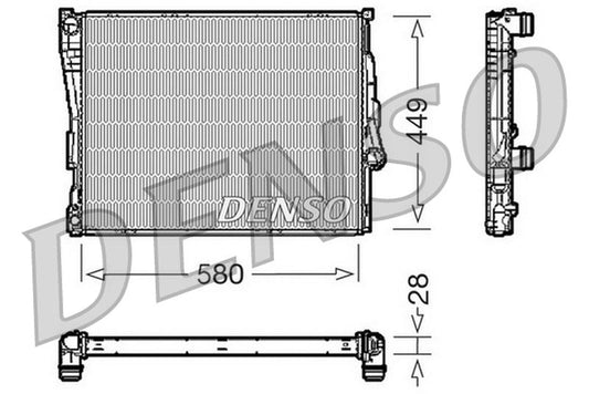 Denso Radiator DRM05069