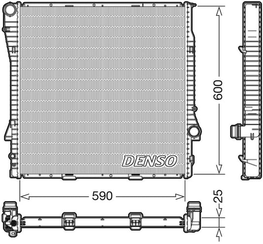 Denso Radiator DRM05113