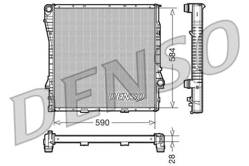 Denso Radiator DRM05115