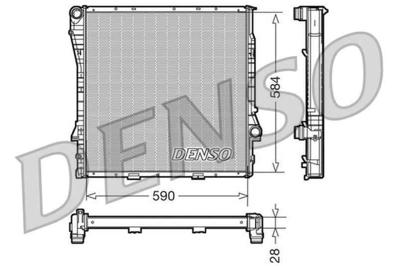 Denso Radiator DRM05116