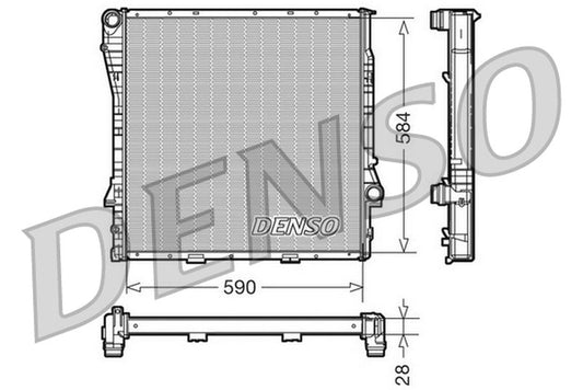Denso Radiator DRM05116