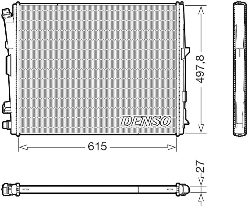 Denso Radiator DRM05123