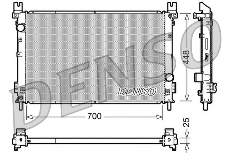 Denso Radiator DRM06001