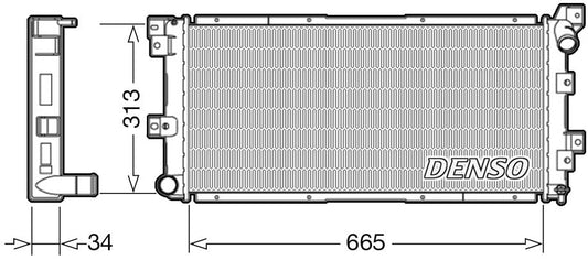 Denso Radiator DRM06002