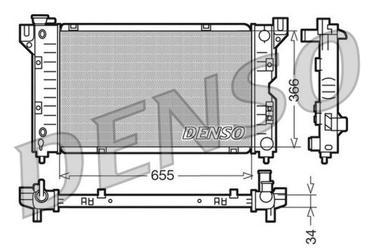Denso Radiator DRM06010