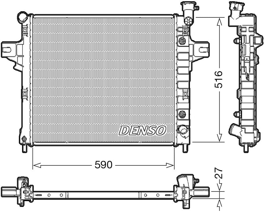 Denso Radiator DRM06031
