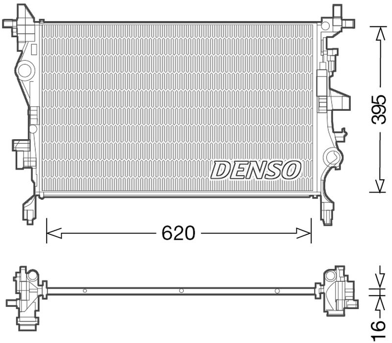 Denso Radiator DRM06036